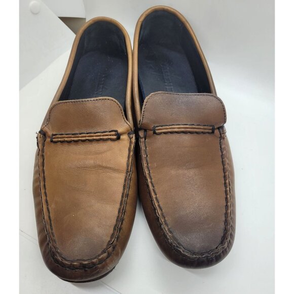 Allen Edmonds Mens Brown Leather Loafers Size 9D - Picture 3 of 7